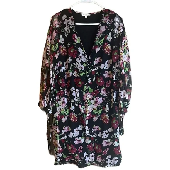 Equipment Natasha Floral Silk Shift Dress in size Small - Picture 2 of 11